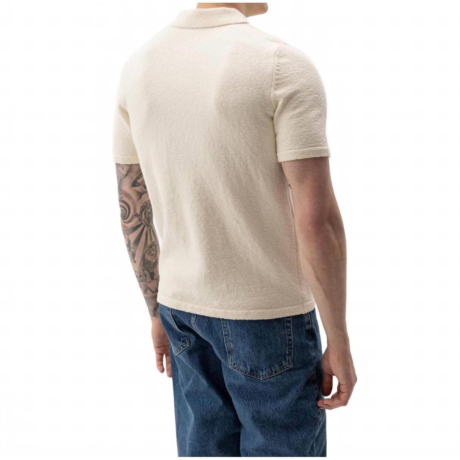 New Holebrook Usa Brad Polo In Off White — image 2 of 3